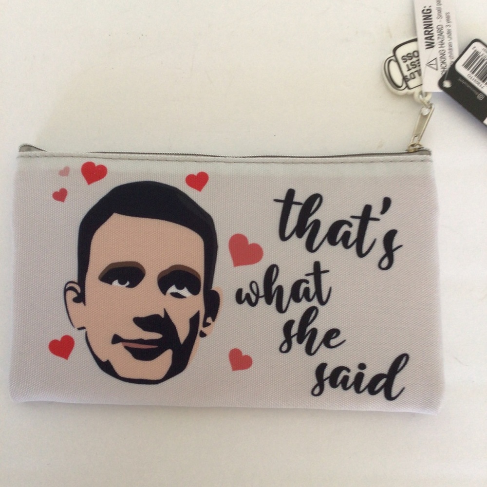 THE OFFICE MICHAEL SCOTT PENCIL POUCH NWT
